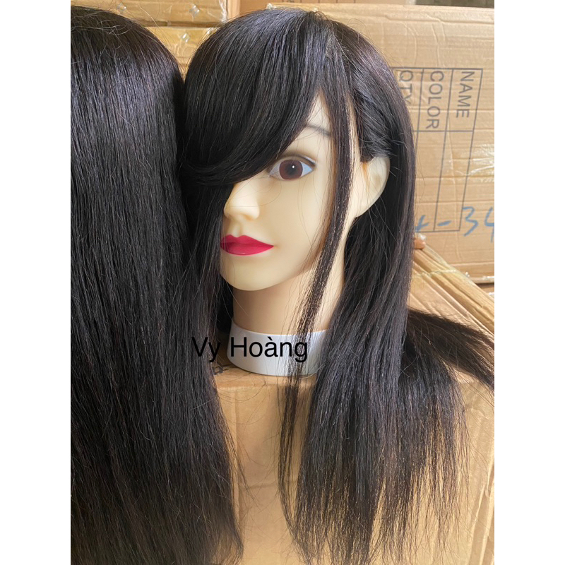 Đầu manocanh 100% tóc thật (ken tóc thật)