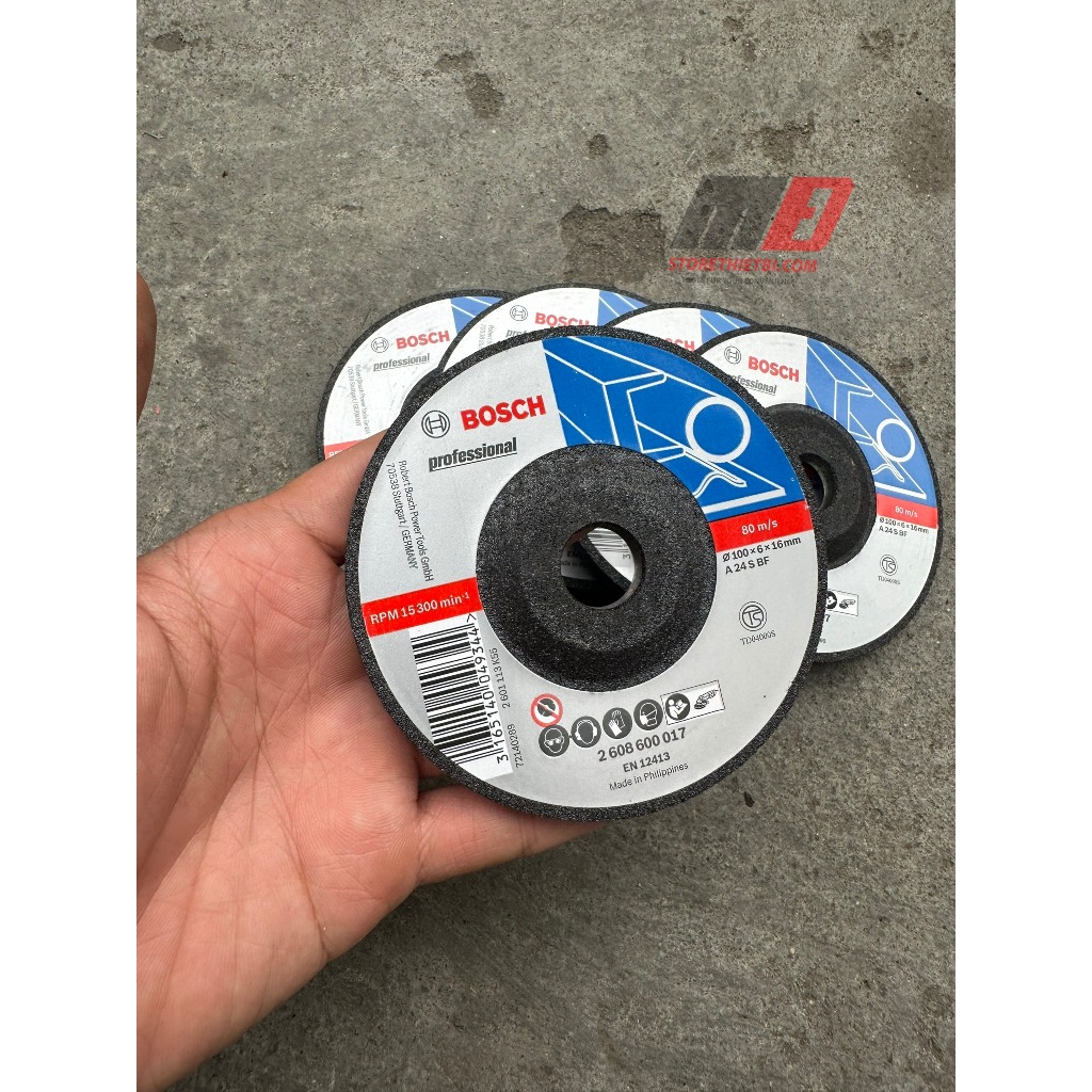 Hộp 25 viên Đá mài cao cấp chính hãng Bosch 100mm 2608600017