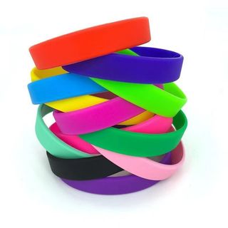 Vòng Tay Silicone In Hình Supreme co dãn nhiều màu sắc