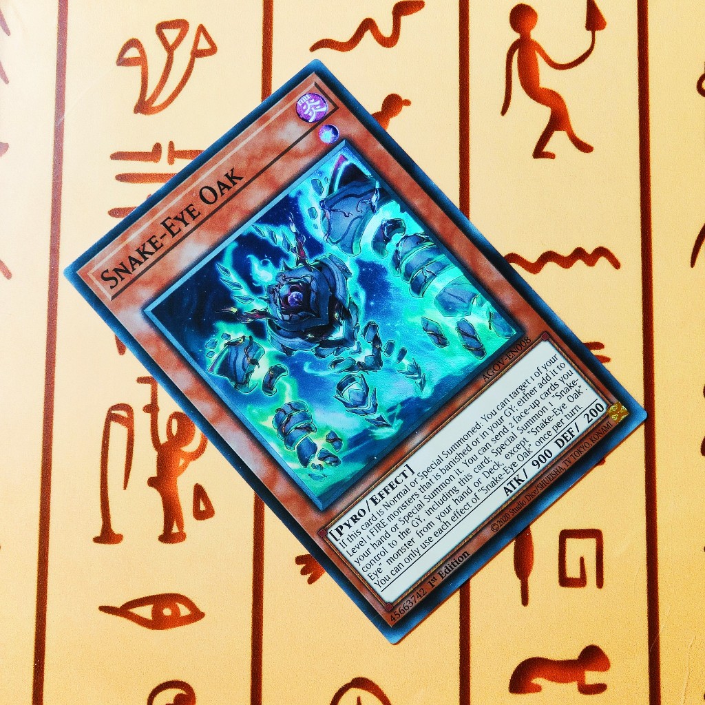 Thẻ bài Yugioh!: Snake-Eye Oak - AGOV-EN008 - Super Rare 1st Edition