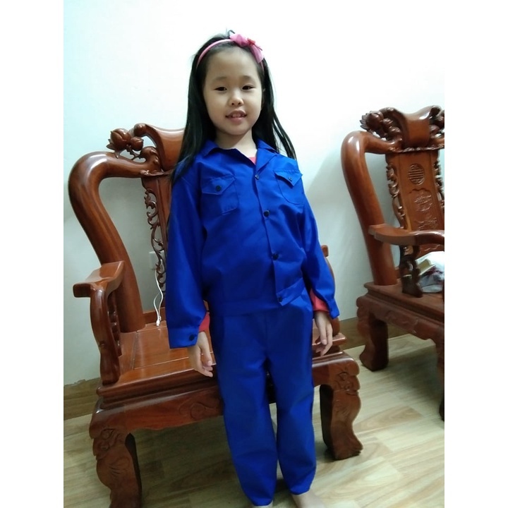 Bộ trang phục công an, bộ đội, cs giao thông, công nhân cho bé trai bé gái nhập vai nhân vật