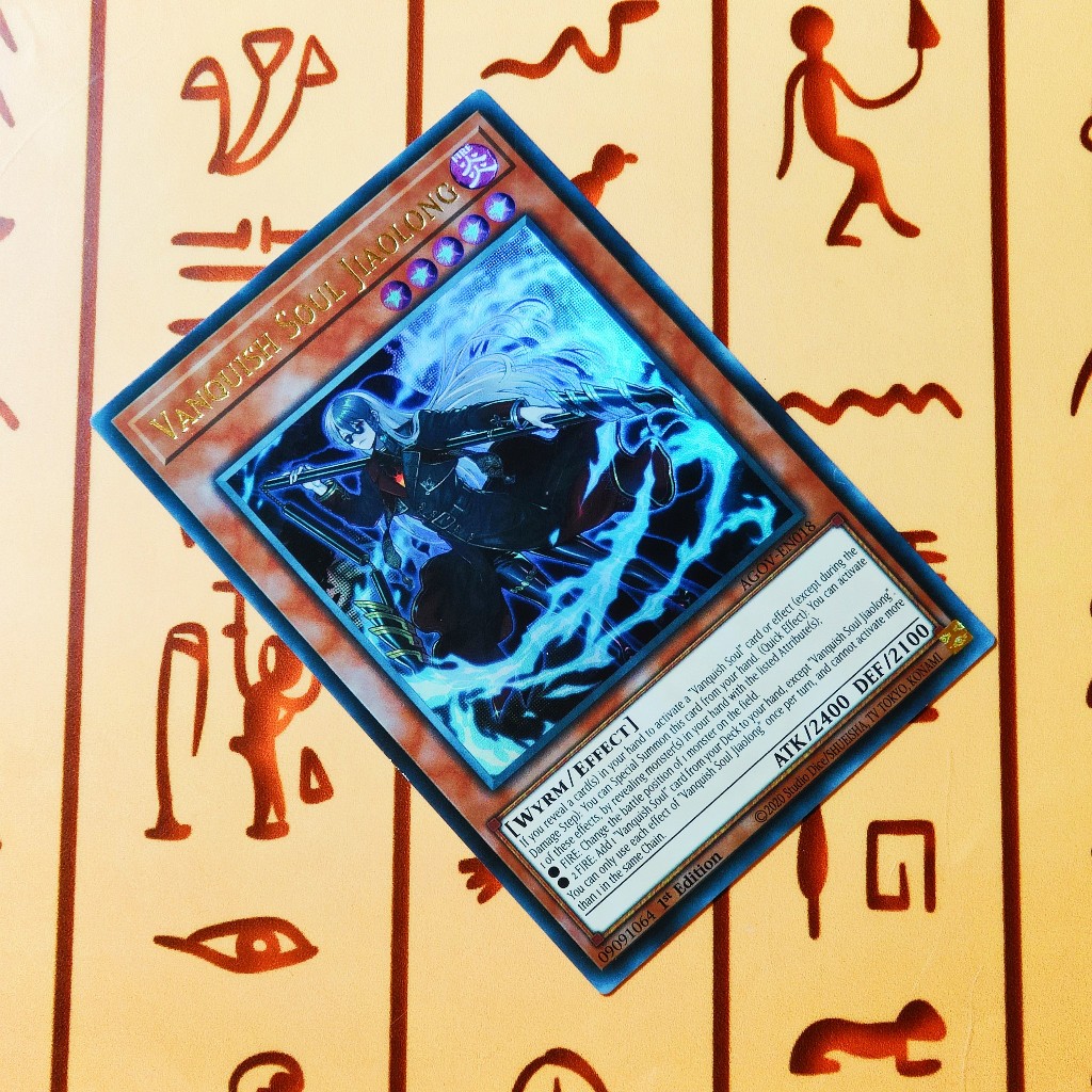 Thẻ bài Yugioh!: Vanquish Soul Jiaolong - AGOV-EN018 - Ultra Rare 1st Edition