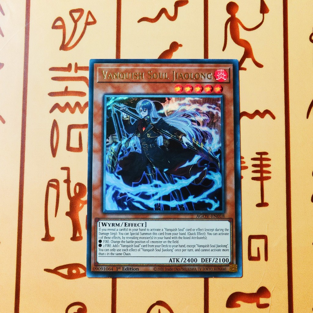Thẻ bài Yugioh!: Vanquish Soul Jiaolong - AGOV-EN018 - Ultra Rare 1st Edition