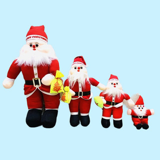 Gấu bông ông già noel 70cm 50cm 40cm phụ kiện trang trí noel quà tặng giáng sinh