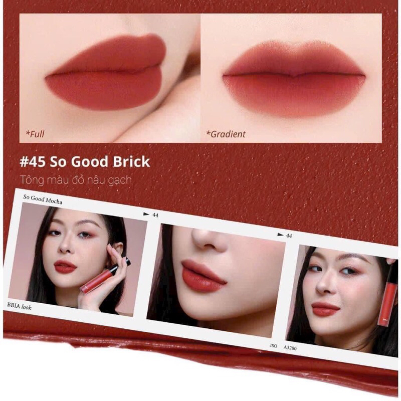 Son Kem Lì Bbia Last Velvet Lip Tint - Dusk Edition  5g