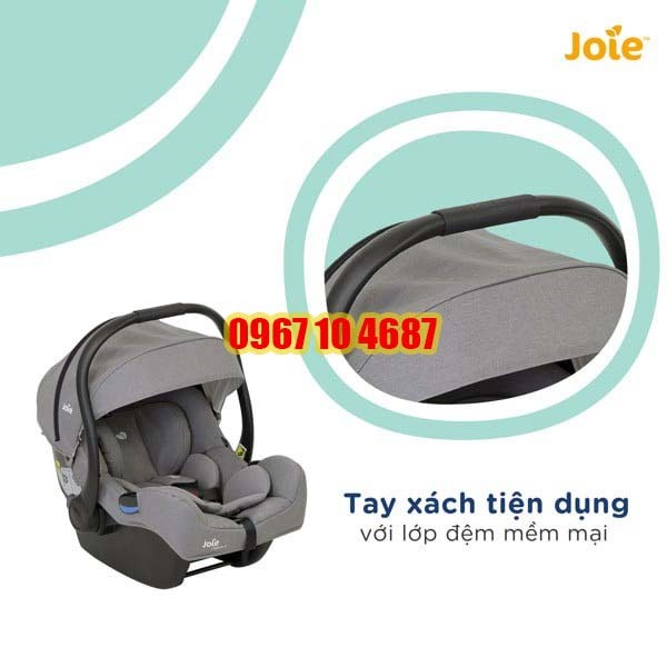 Ghế ngồi ô tô trẻ em Joie  I-Gemm 3 dành cho bé 0-13kg PEBBLE, SHALE