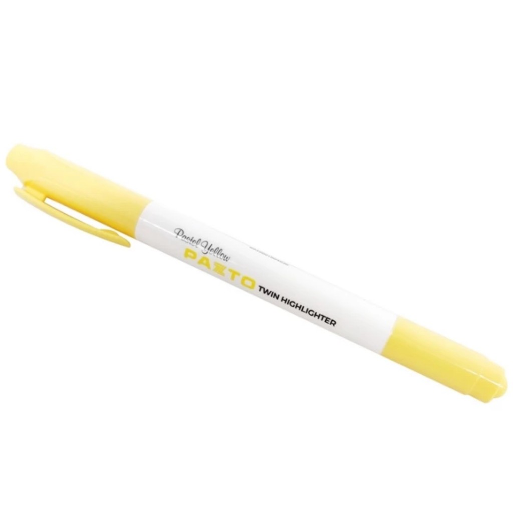 Bút dạ quang 2 đầu màu Pastel Pazto HL-016 - Không để lại vết khi Photocopy