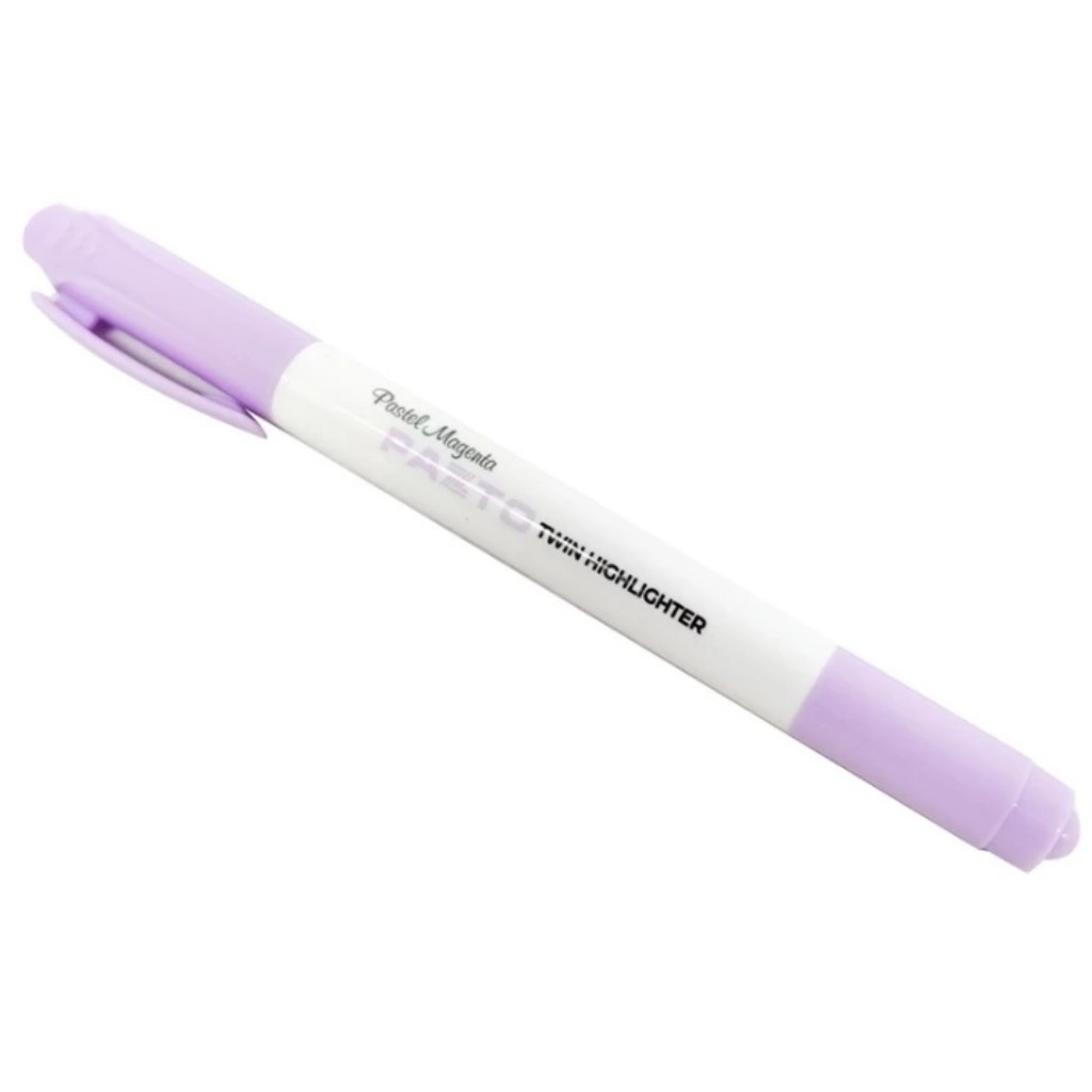 Bút dạ quang 2 đầu màu Pastel Pazto HL-016 - Không để lại vết khi Photocopy