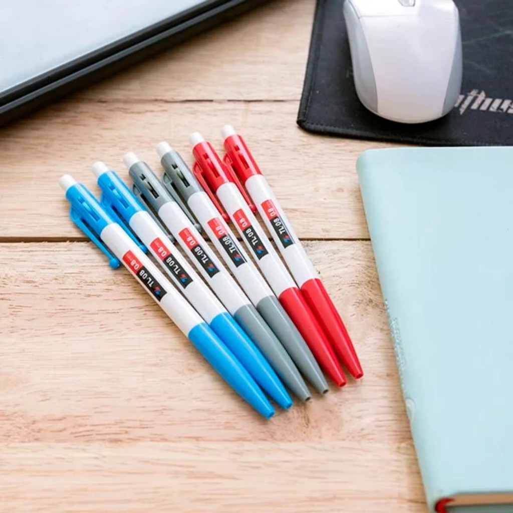 Bút bi TL-08 nét 0.7mm - Mực xanh/đen