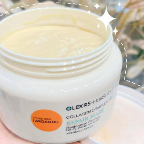 Kem Ủ Tóc Olexrs Hair Salon Argan Oil Collagen Complex Repair Mask