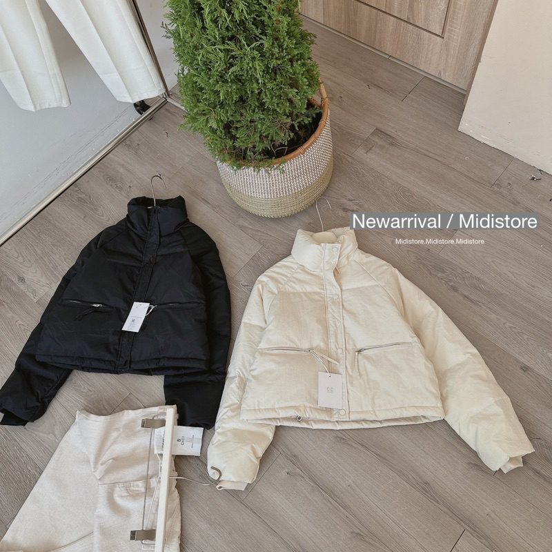 Áo Phao 2 túi khoá CC  - MIDISTORE