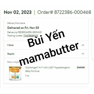 [2027 bay air bill mua cuối ảnh] Sữa Nutramigen Canada cho bé dị ứng đạm bò size 561g