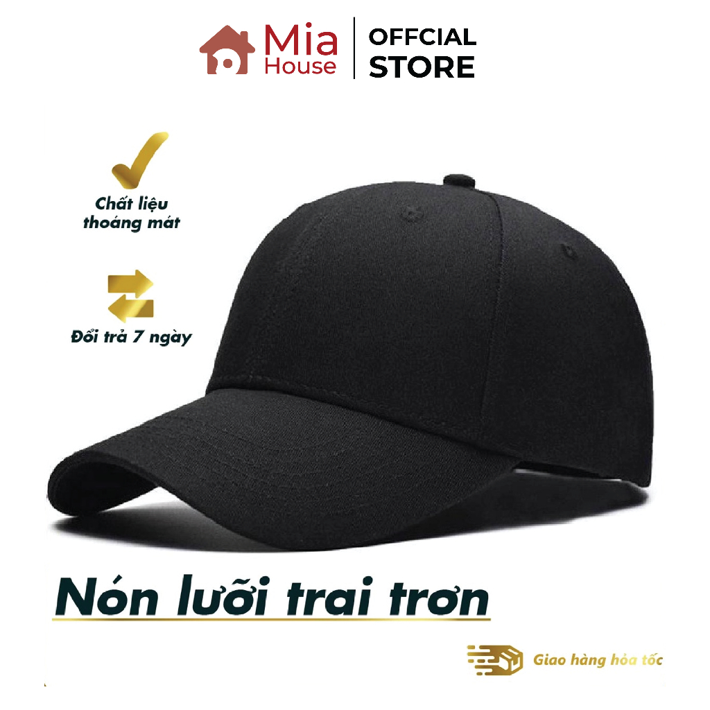 Nón lưỡi trai trơn - nhiều màu