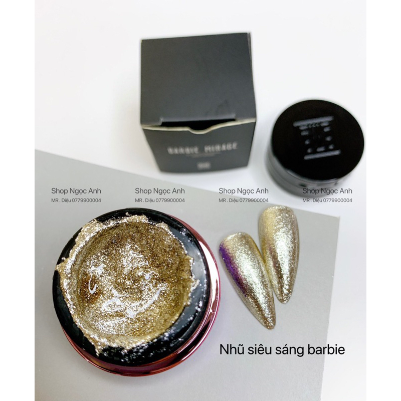 Gel Nhũ Barbie Tổng 6 Màu