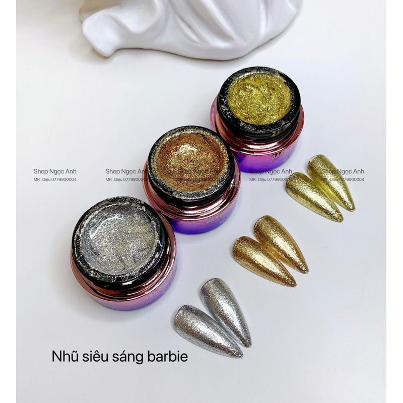 Gel Nhũ Barbie Tổng 6 Màu