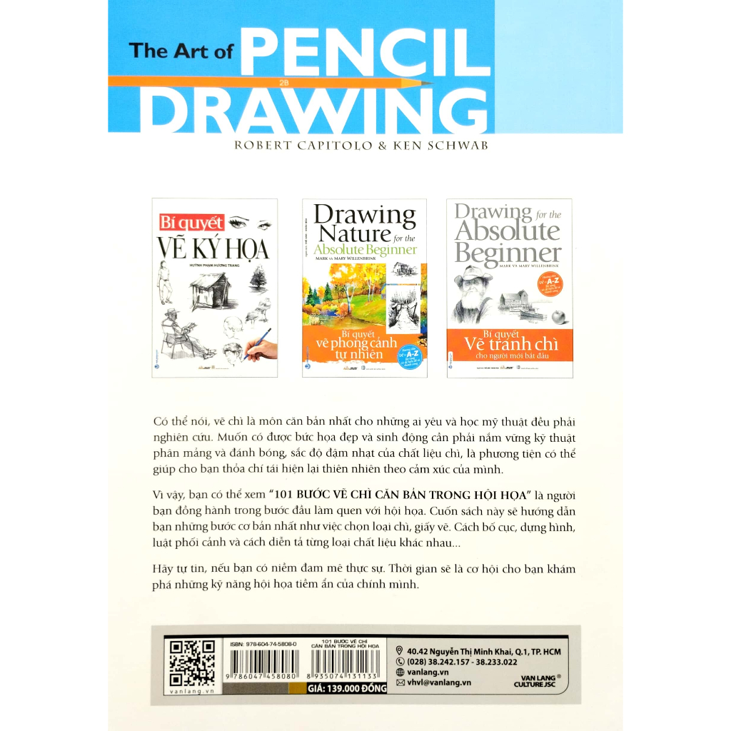 Sách - 101 Bước Vẽ Chì Căn Bản Trong Hội Họa
