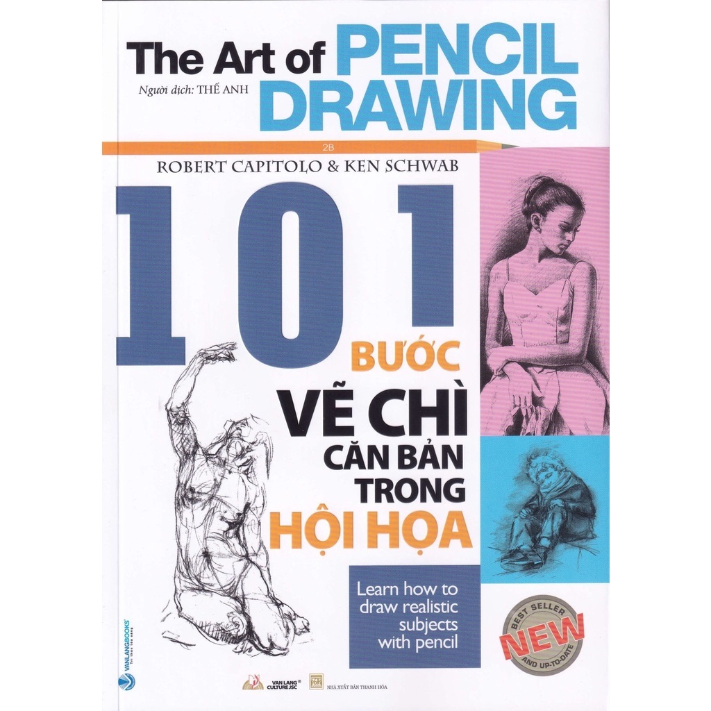 Sách - 101 Bước Vẽ Chì Căn Bản Trong Hội Họa