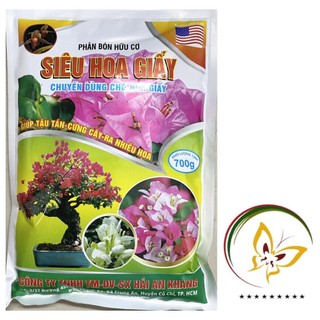 Siêu hoa giấy - phân bón hữu cơ giúp tậu tán, cứng cây, ra nhiều hoa - #518a# 700g