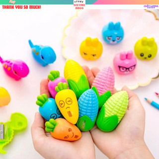 Gọt bút chì, xoáy bút chì hình cà rốt nhiều màu sắc dễ thương