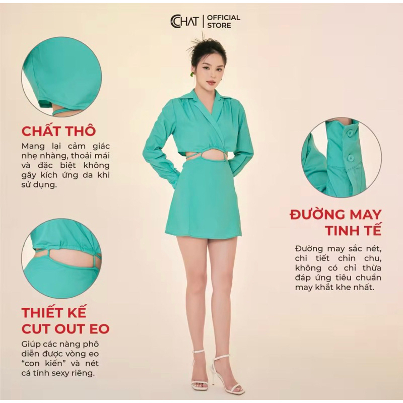 Set áo somi croptop kèm chân váy hàng thiết kế cao cấp siêu đẹp CHỈ CÒN MÀU TRẮNG