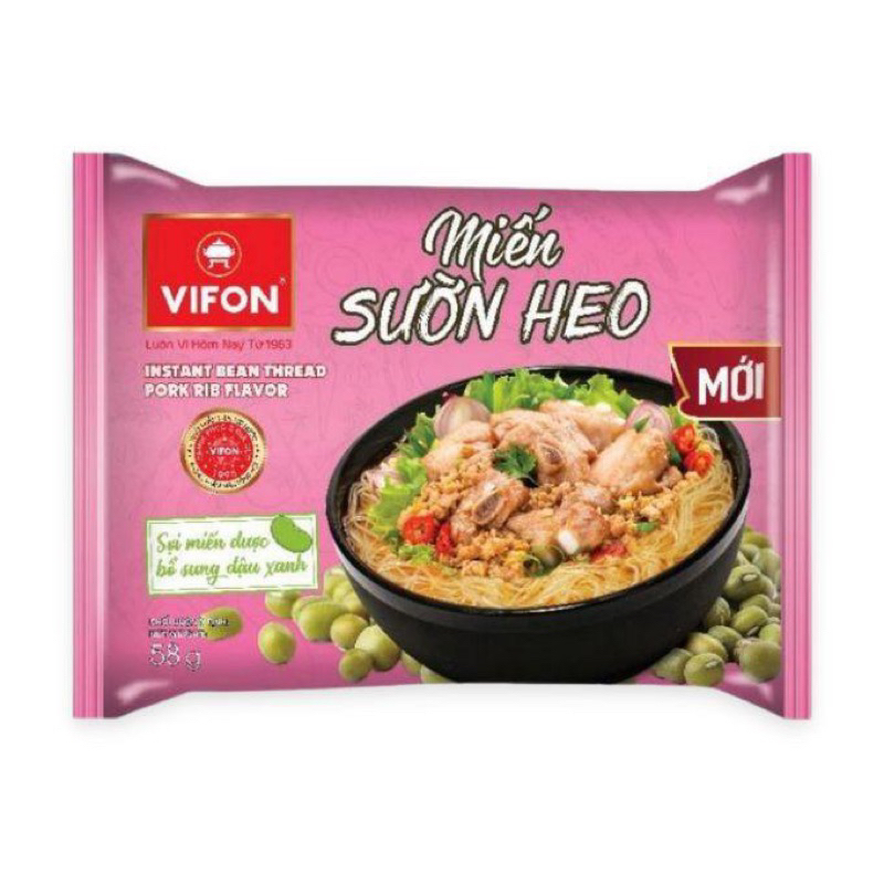 Thùng miến Lẩu thái /sườn heo /măng vịt Vifon 24 gói 58g