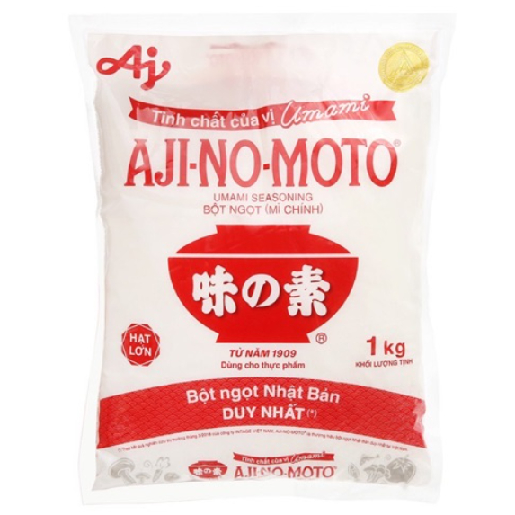 Bột ngọt - Mì chính AJINOMOTO 1KG - Hàng chuẩn công ty