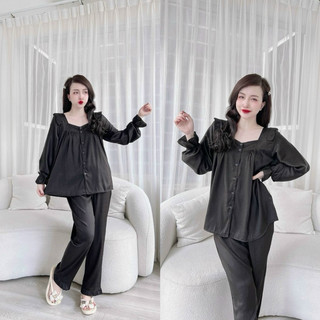 Đồ bộ Bigsize 50-100kg Lụa xước ánh kim mịn rũ