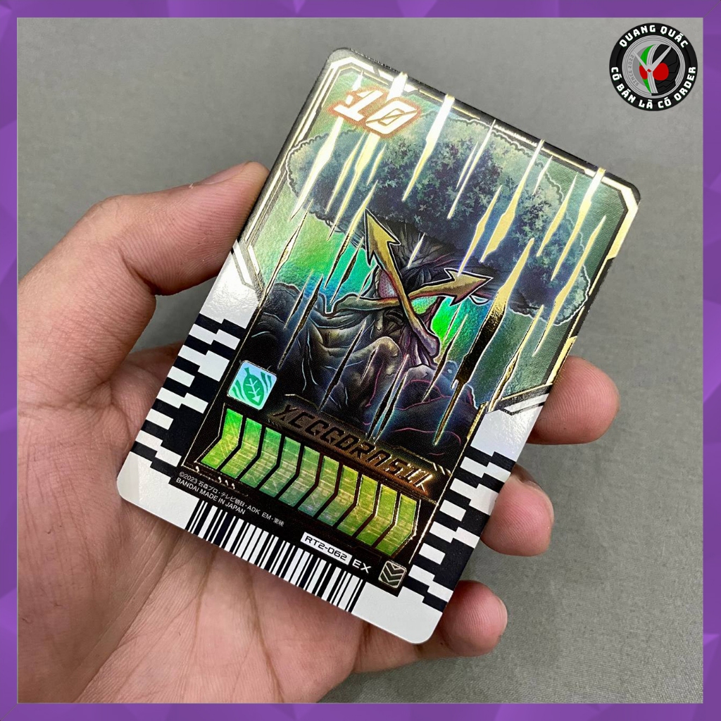 Lẻ Thẻ bài Xeggdrasil - Kamen Rider Gotchard Ride Chemy Trading Card Phase 02