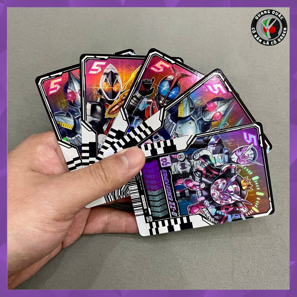 Lẻ Thẻ bài Kamen Rider Gotchard Ride Chemy Trading Card Phase 02 Legend Rider