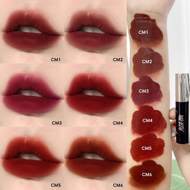 Son kem lì Merzy Merzy Cyber Mellow Tint Siêu Hot Cm1 Cm2 Cm3 Cm4 Cm5 Cm6
