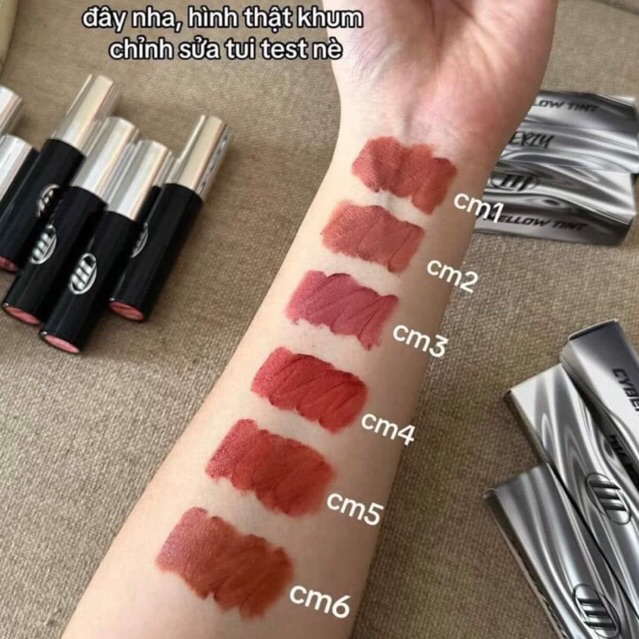 Son kem lì Merzy Merzy Cyber Mellow Tint Siêu Hot Cm1 Cm2 Cm3 Cm4 Cm5 Cm6