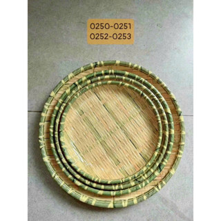 Đĩa nhựa melamine, mẹt nhựa giả mây tre đan cao cấp