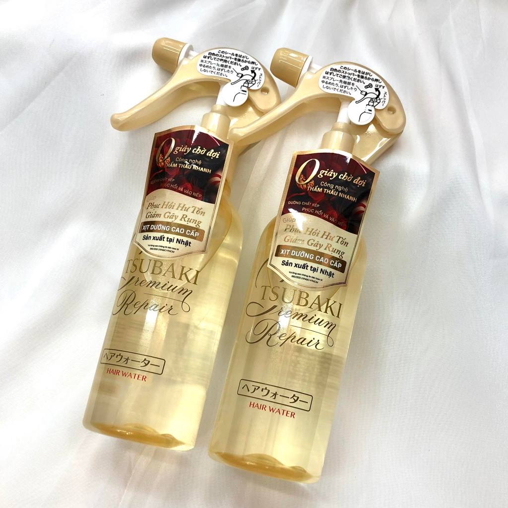 Xịt Dưỡng Tóc Phục Hồi Hư Tổn Ngăn Rụng Tsubaki Premium Repair Hair Water Nhật 220ml