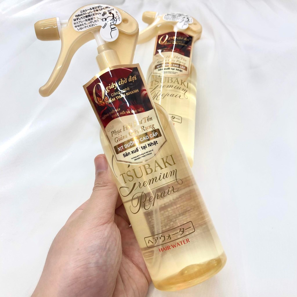 Xịt Dưỡng Tóc Phục Hồi Hư Tổn Ngăn Rụng Tsubaki Premium Repair Hair Water Nhật 220ml