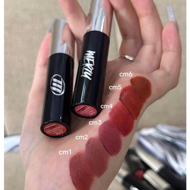 Son kem lì Merzy Merzy Cyber Mellow Tint Siêu Hot Cm1 Cm2 Cm3 Cm4 Cm5 Cm6