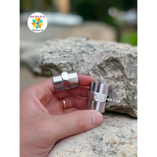 Nối 2 đầu ren trong 21mm INOX 304