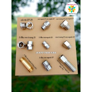 Phụ kiện nước nối ren trong và ngoài phi 21 phi 27