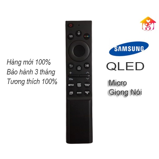 Điều khiển tivi SAMSUNG QLED Giọng Nói Chất lượng cao-Tương thích với tất cả tivi SAMSUNG