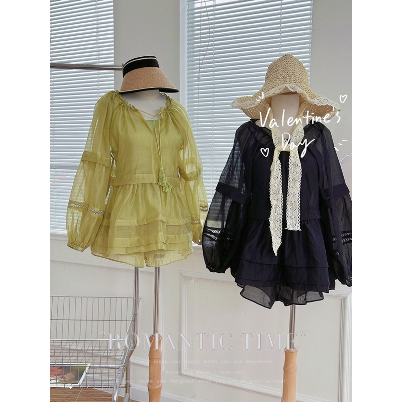 SET BABYDOLL DÂY THỪNG 3 MÓN