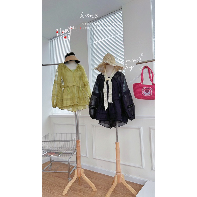 SET BABYDOLL DÂY THỪNG 3 MÓN