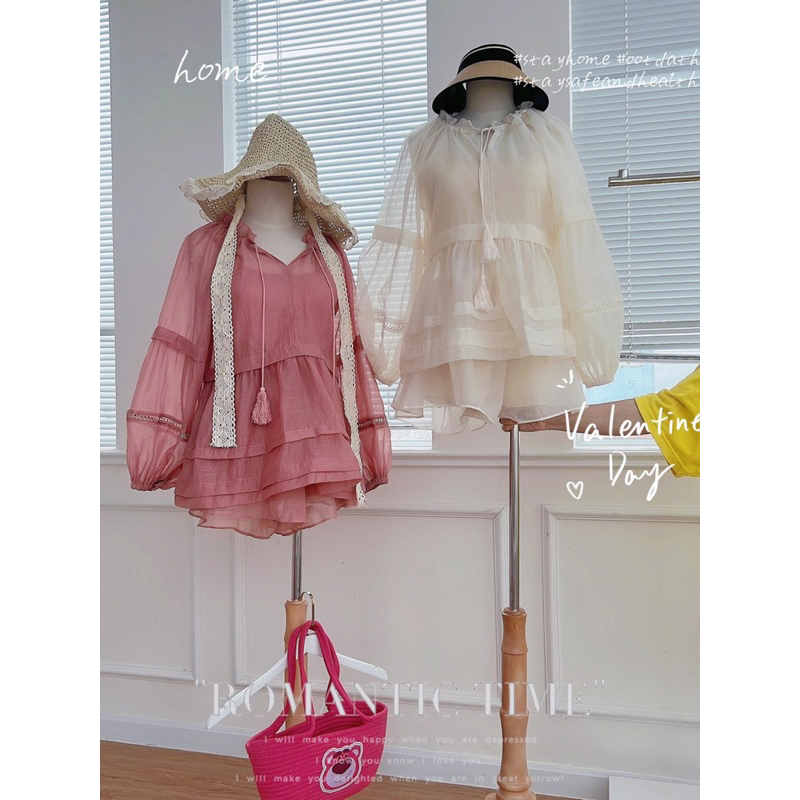 SET BABYDOLL DÂY THỪNG 3 MÓN
