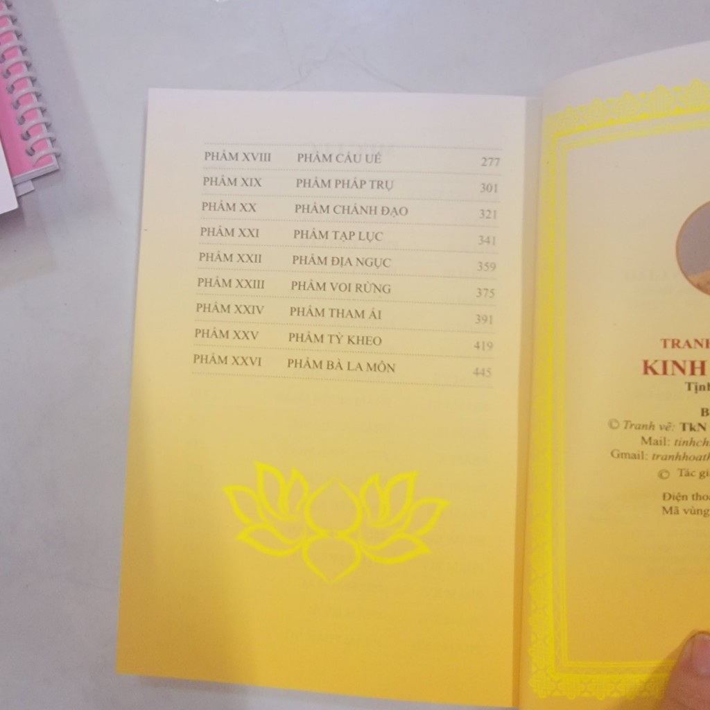 TRANH MINH HỌA KINH PHÁP CÚ MỚI NHẤT 2023 - NXB TÔN GIÁO, CLB HOẰNG PHÁP DƯƠNG KHOA ẤN TỐNG