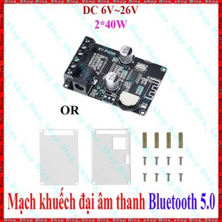 Mạch khuếch đại âm thanh Bluetooth 5.0 XY-P40W DC 6~26V (case mua riêng)