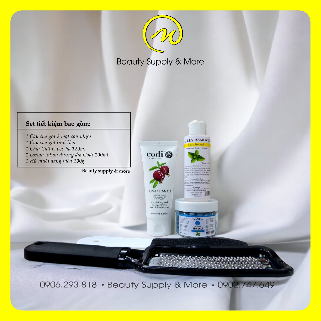 Bộ Ủ Chà Gót Chân Mỹ