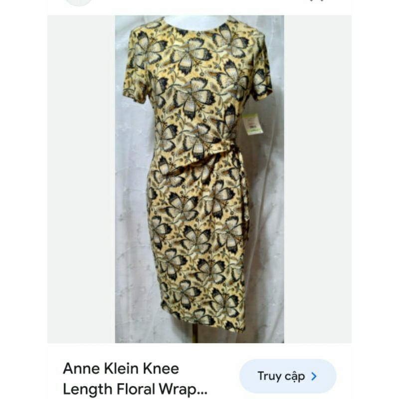 (Size L) Đầm thun mặc mát xuất dư