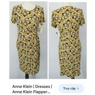 (Size L) Đầm thun mặc mát xuất dư