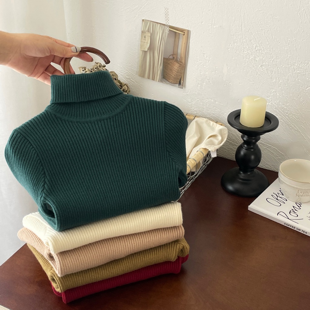 Áo len cổ lọ cho bé trai bé gái Quảng Châu loại đẹp shop sukun Áo len cho bé Kunkid