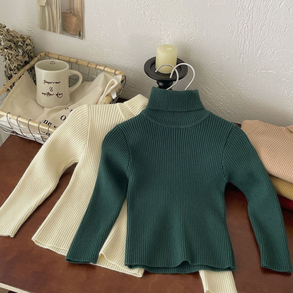 Áo len cổ lọ cho bé trai bé gái Quảng Châu loại đẹp shop sukun Áo len cho bé Kunkid