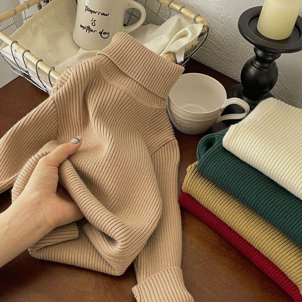 Áo len cổ lọ cho bé trai bé gái Quảng Châu loại đẹp shop sukun Áo len cho bé Kunkid