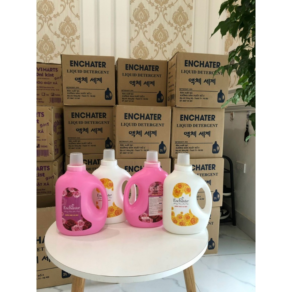 NƯỚC GIẶT ENCHANTER 2L 5IN1 HƯƠNG NƯỚC HOA CAO CẤP